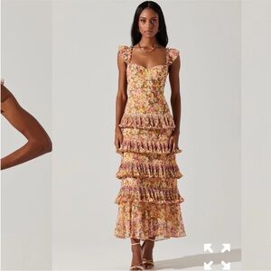 ASTR THE LABEL - AYESHA floral Maxi dress